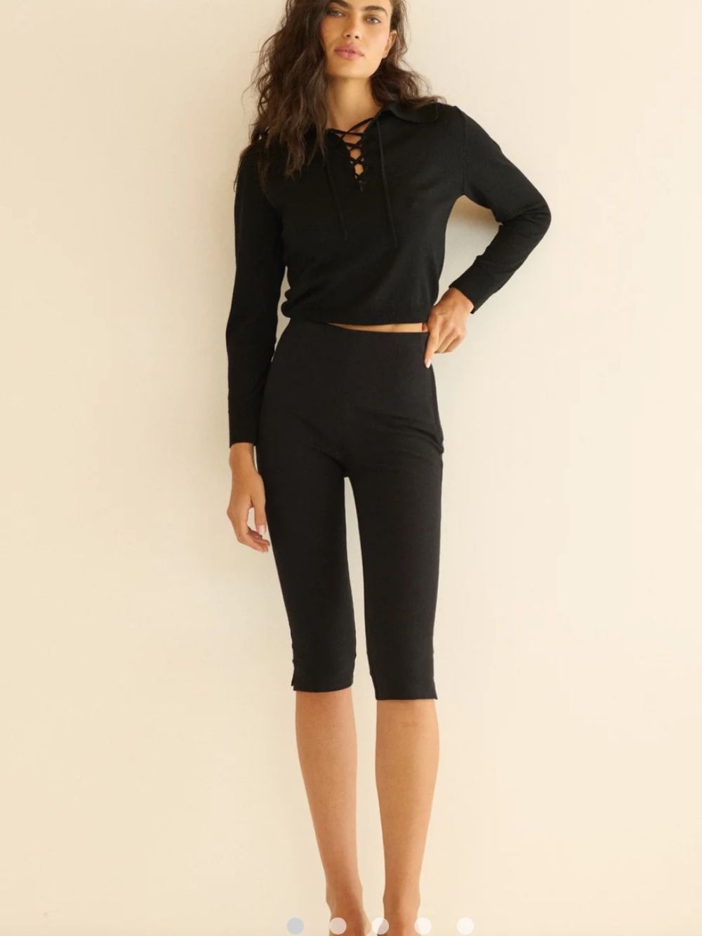 Doen Lula Capri Pants - Black Size: 2
